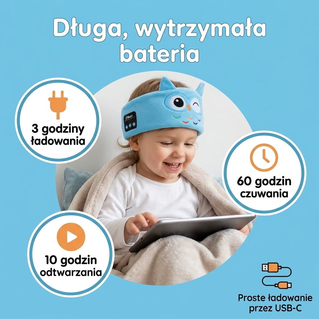 Bateria i ładowanie opaski Ciszak-Sowa